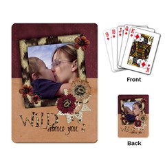 Wild about you/love-Playing cards (single design) - Playing Cards Single Design (Rectangle)