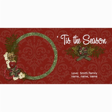 4x8 Photo Card:  tis The Season By Jennyl 8 x4  Photo Card - 4