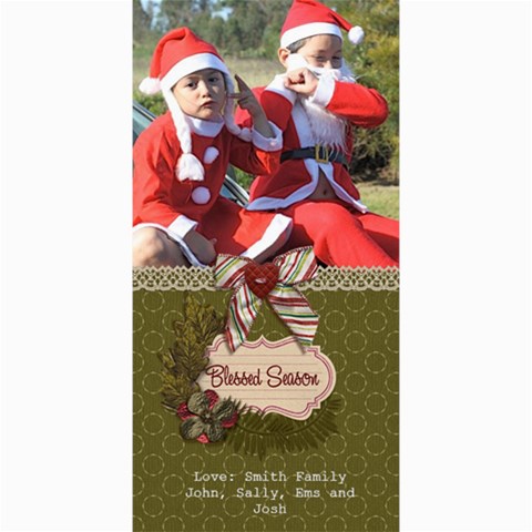 4x8 Photocard: (v) Blessed Season By Jennyl 8 x4  Photo Card - 2
