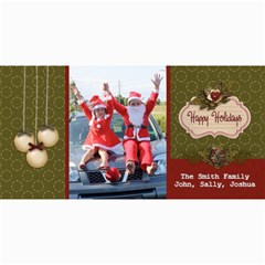 4x8 Photo Card: Happy Holidays