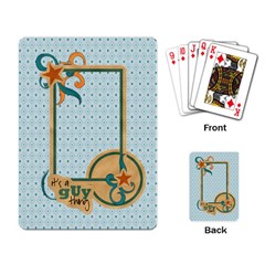 Playing Cards: It s a Guy Thing - Playing Cards Single Design (Rectangle)