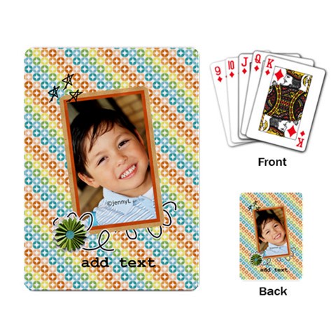 Playing Cards: Cool Dude2 By Jennyl Back