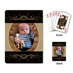 Brown Design Playing Cards - Playing Cards Single Design (Rectangle)