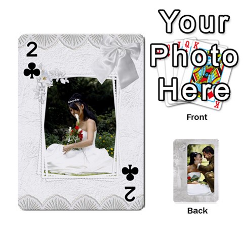 Our Wedding 54 Design (2 Sided) Cards By Deborah Front - Club2