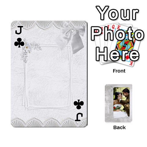 Jack Our Wedding 54 Design (2 Sided) Cards By Deborah Front - ClubJ