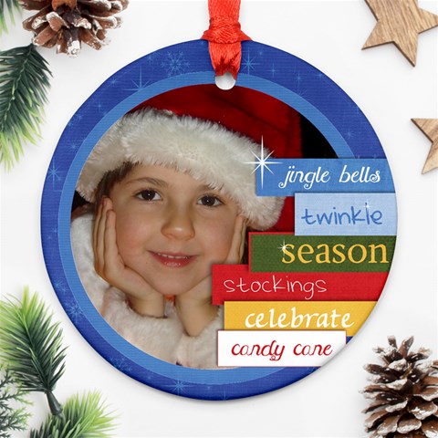 Family/christmas/wreath Front