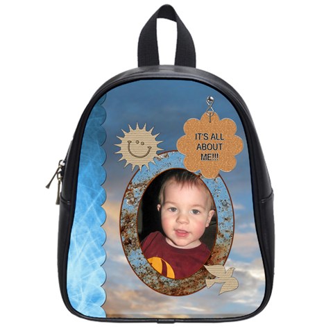 It s All About Me School Bag (small) By Lil Front