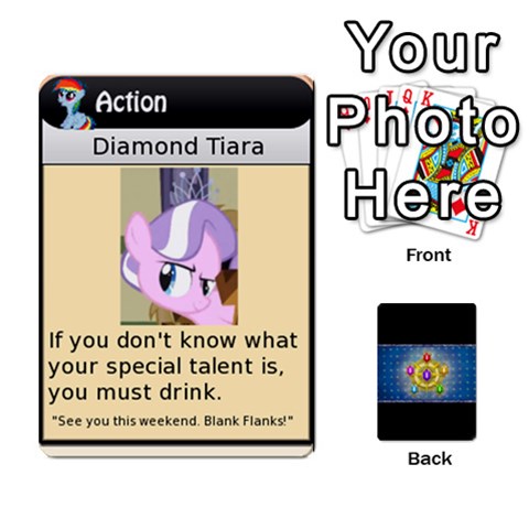 Ace Pony Drinking Deck 1 By Gonzo Anon Front - SpadeA