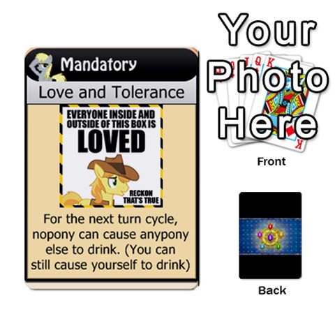 Pony Drinking Deck 2 By Gonzo Anon Front - Heart9