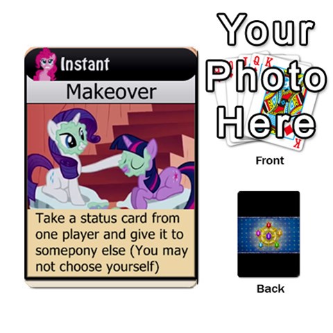 Pony Drinking Deck 2 By Gonzo Anon Front - Diamond9