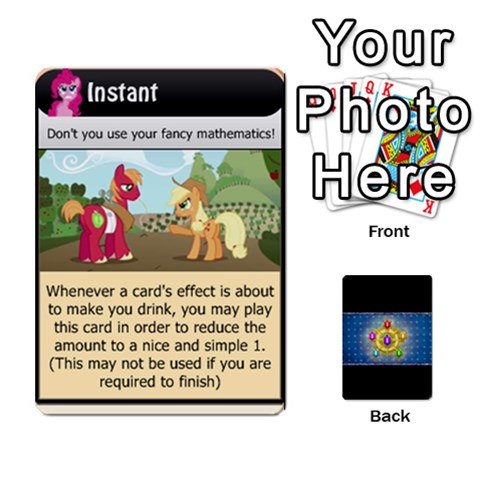 Pony Drinking Deck 2 By Gonzo Anon Front - Diamond10