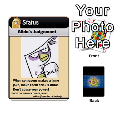 Pony Drinking Deck 2 By Gonzo Anon Front - Spade7