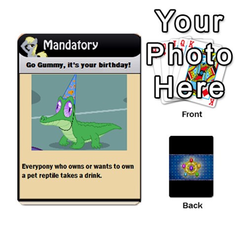 Pony Drinking Deck 2 By Gonzo Anon Front - Spade9