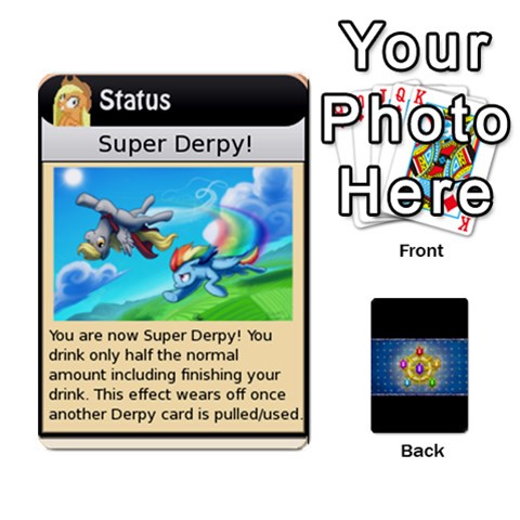 Pony Drinking Deck 3 By Gonzo Anon Front - Diamond6