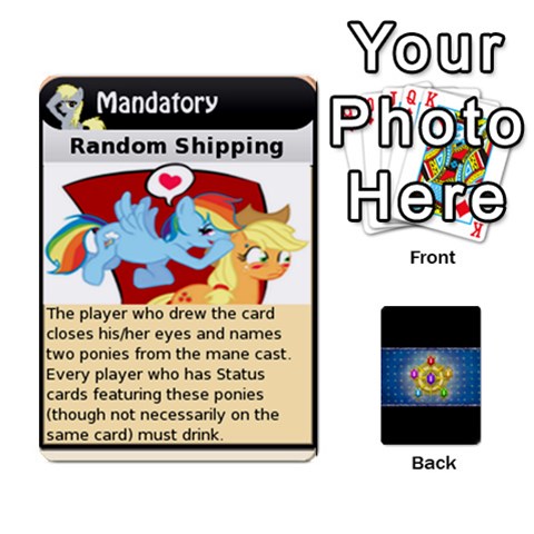 Pony Drinking Deck 3 By Gonzo Anon Front - Spade6