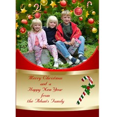 Christmas and New Year 5x7 Card - Greeting Card 5 x 7 Christmas and New Year 5x7 Card - Greeting Card 5 x 7