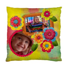 Vibrant/Artistic Flowers-Cushion Case (Two Sides) - Standard Cushion Case (Two Sides)