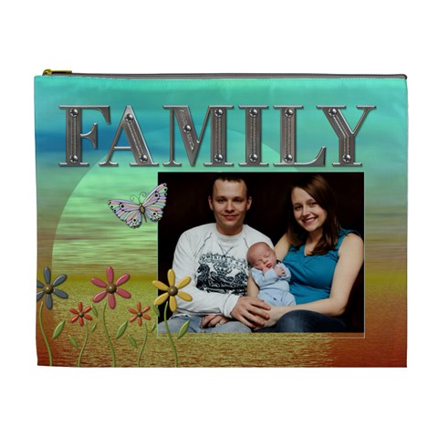 Family Xl Cosmetic Bag By Lil Front