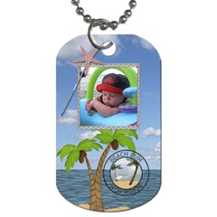 Beach Bum 2-Sided Dog tag - Dog Tag (Two Sides)