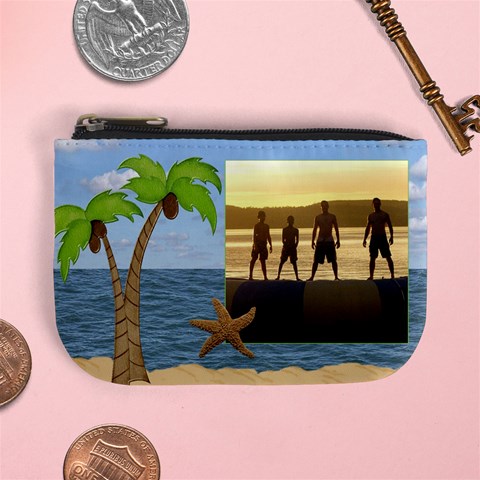 Tropical Mini Coin Purse By Lil Front