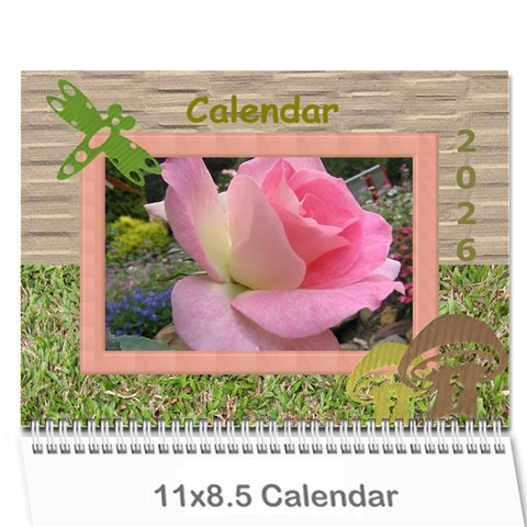 My Garden 2026 (any Year) Calendar By Deborah Cover