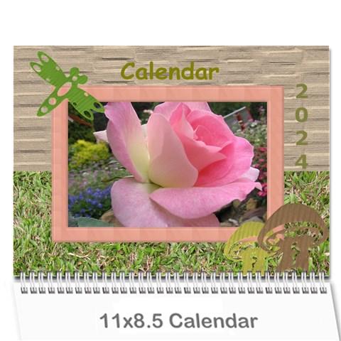 My Garden 2024 (any Year) Calendar By Deborah Cover