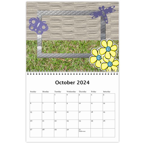 My Garden 2024 (any Year) Calendar By Deborah Oct 2024