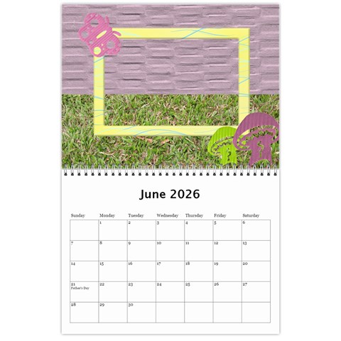 My Garden 2026 (any Year) Calendar By Deborah Jun 2026