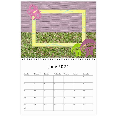 My Garden 2024 (any Year) Calendar By Deborah Jun 2024
