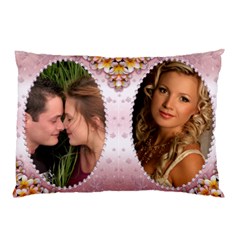 Pink Pearl Framed Pillow case (2 sided) - Pillow Case (Two Sides)