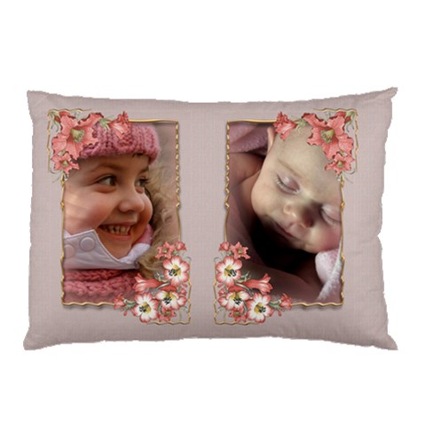 Elegant Framed 2 Sided Pillow Case By Deborah Front