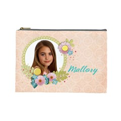 Sunshine & Flowers-Cosmetic Bag (Large) 