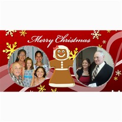 gingerbread Christmas 8x4 post card - 4  x 8  Photo Cards