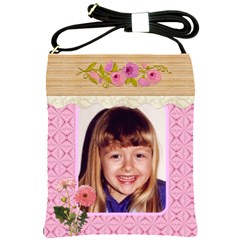 Floral Pink Shoulder Sling Bag Floral Pink Shoulder Sling Bag