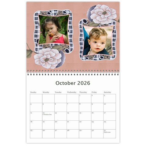 Delight 2026 (any Year) Calendar By Deborah Oct 2026