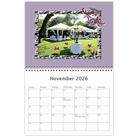 Delight 2026 (any Year) Calendar By Deborah Nov 2026