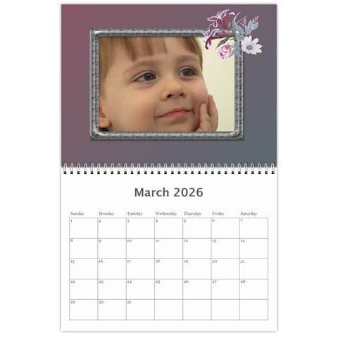 Delight 2026 (any Year) Calendar By Deborah Mar 2026