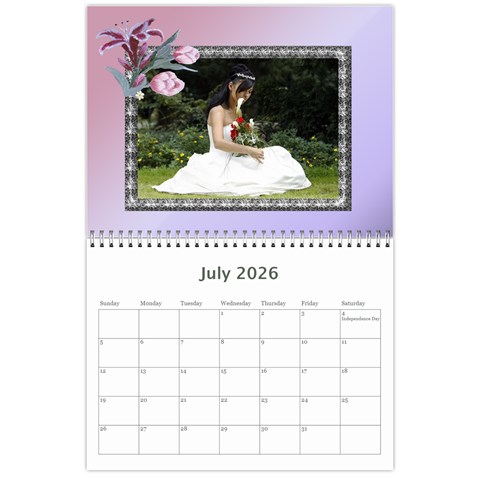 Delight 2026 (any Year) Calendar By Deborah Jul 2026