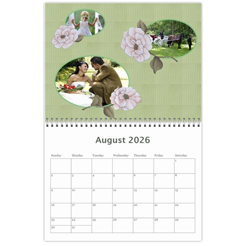 Delight 2026 (any Year) Calendar By Deborah Aug 2026