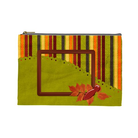 Autumn s Glory Large Cosmetic Bag 1 By Lisa Minor Front