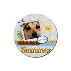 summer - Rubber Coaster (Round)