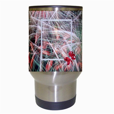 Fireworks Travel Mug By Kim Blair Center