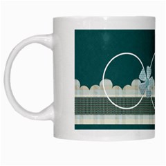 Covered in Teal Mug 1 - White Mug