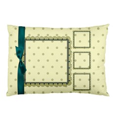 Covered In Teal 2 Sided Pillow Case 1