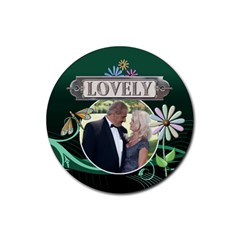 Lovely Drink Coaster - Rubber Coaster (Round)