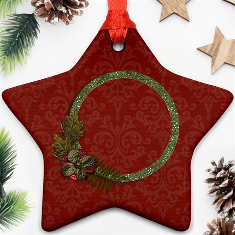 Ornament (two Sides): Star1 By Jennyl Front