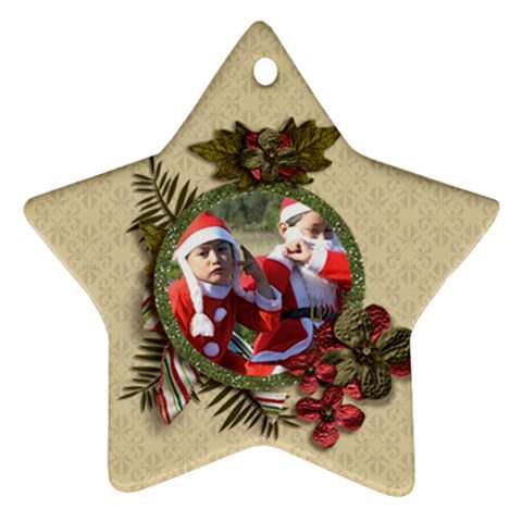 Ornament (two Sides): Star4 By Jennyl Front