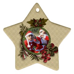 Ornament (Two Sides): Star4 - Star Ornament (Two Sides)