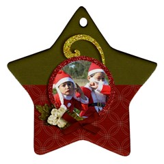 Ornament (Two Sides): Star6 - Star Ornament (Two Sides)