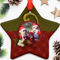 Ornament (Two Sides): Star6 - Star Ornament (Two Sides)